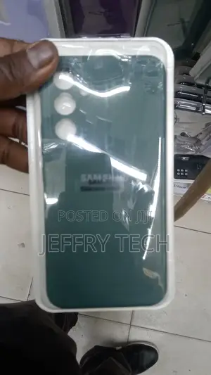 (Samsung Galaxy A54) Shockproof Silicone Back Cover Case Wit