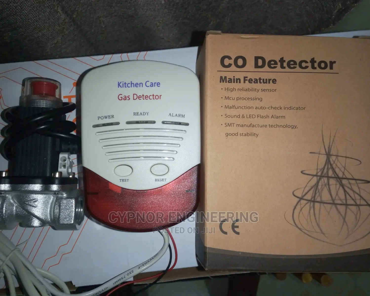 Combustible Gas Detector With Valve