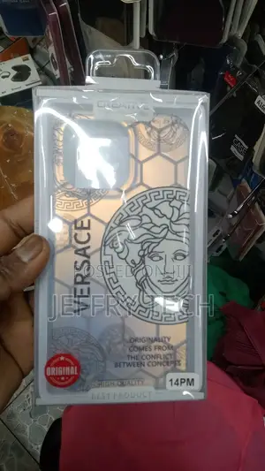 Versace White iPhone 14 Pro Max Case