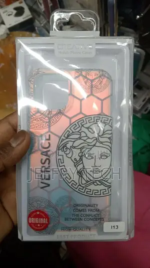 Versace White iPhone 13 Back Cover