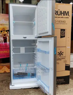 Bruhm 183L Double Doors And 4 Shelves Refrigerator