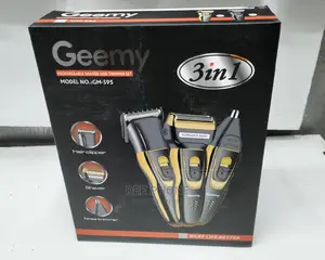 Geemy 3in 1 Rechargeable Shaver.