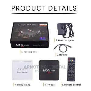 Multimedia Android Tv Box 4gb + 64gb