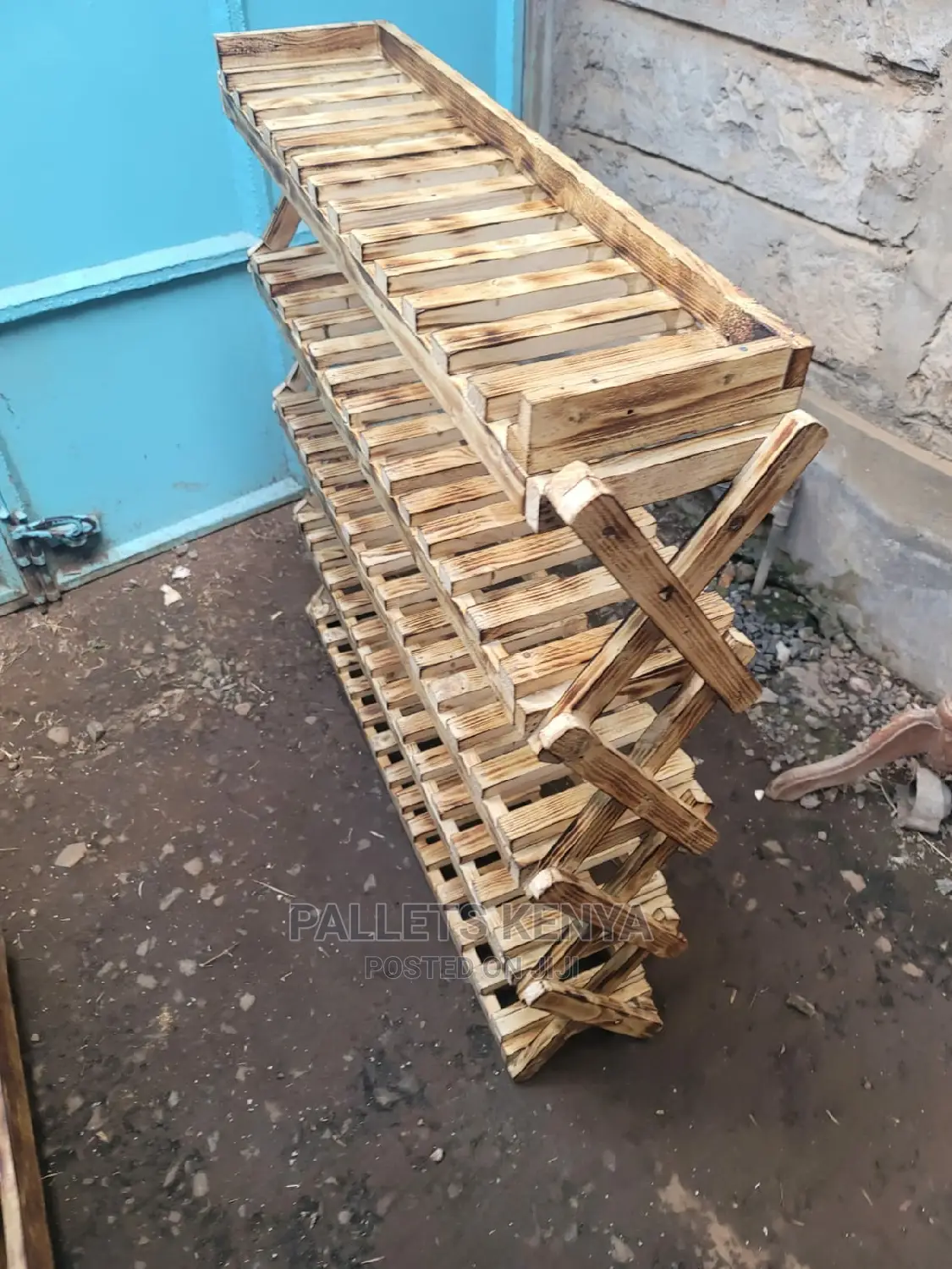 Wood Shoe Rack- A8