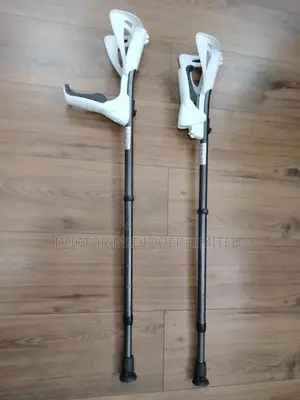 France-made Ergotech Elbow Crutches, 130kg Maximum Load 2pc