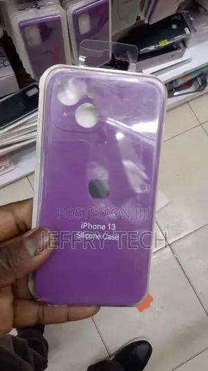 Case Compatible With iPhone 13, (Purple, Original Soft Case,