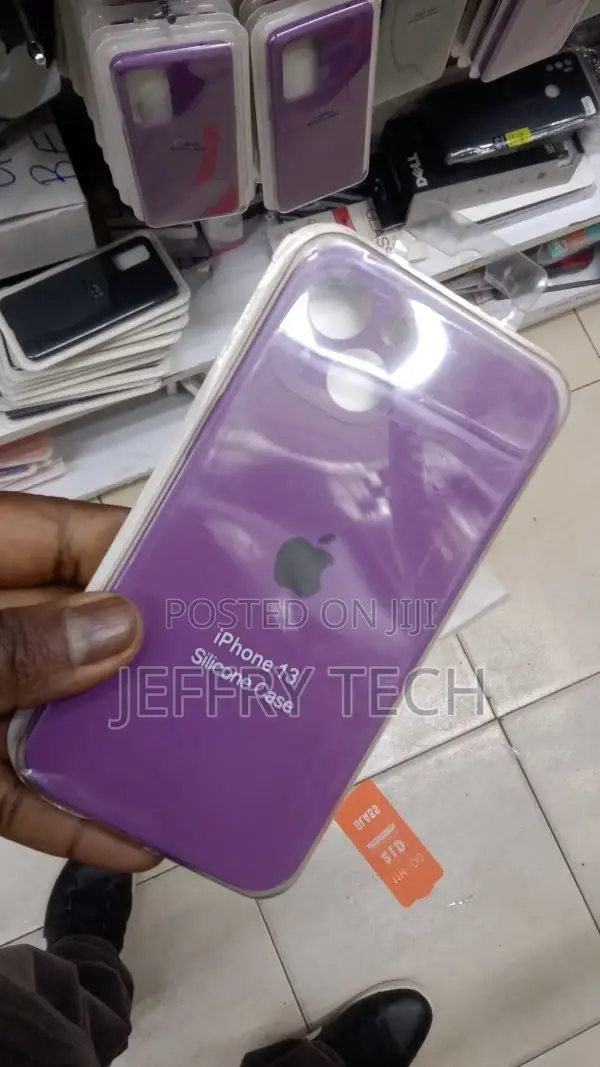 Case Compatible With iPhone 13, (Purple, Original Soft Case,
