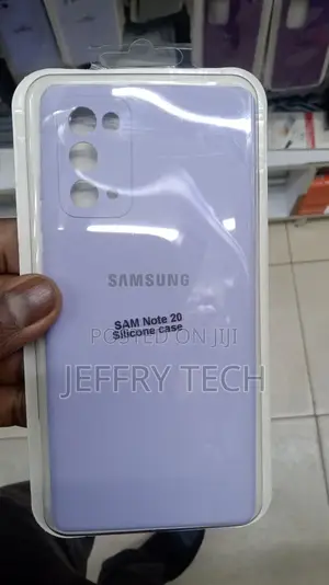 Back Mobile Cover for Samsung Galaxy Note 20 Silicone Purple