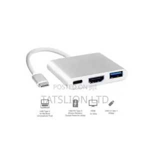 Type-C to HDMI 3 in 1 Adapter