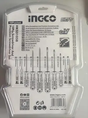 Ingco Screwdrivers Precision Screwdriver Set 10pc Screw Drivers 10 PCS