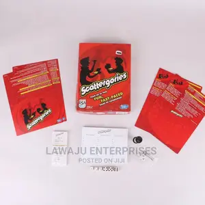 Scattergories Game of Categories for Teams