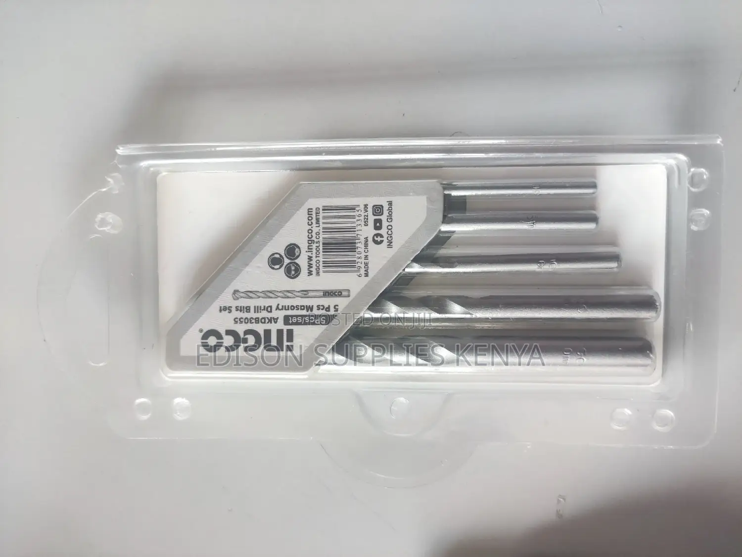 INGCO 5pcs Masonry Drill Bits Set AKDB3055 Concrete Drillbit