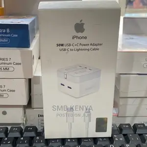 Original Apple 50W Adapter Usb C to Lightning Cable