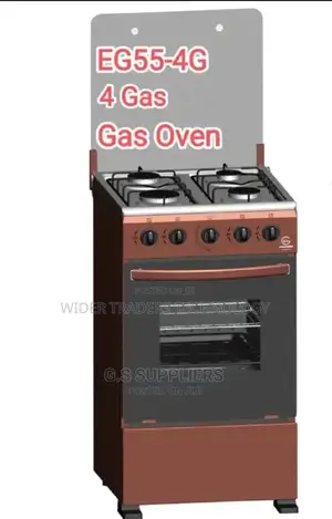 Eurochef 4gas Standing Cooker 50 by 55 EG55-4G