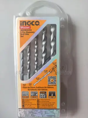 INGCO 5pcs Masonry Drill Bits Set AKDB3055 Concrete Drillbit