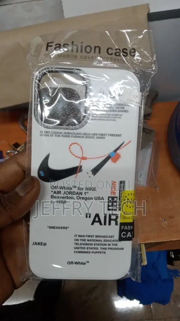 iPhone 12 Pro Max Nike Case (White)