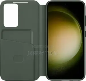 SAMSUNG Galaxy S23 Smart View Wallet Case Khaki, Lavender, E