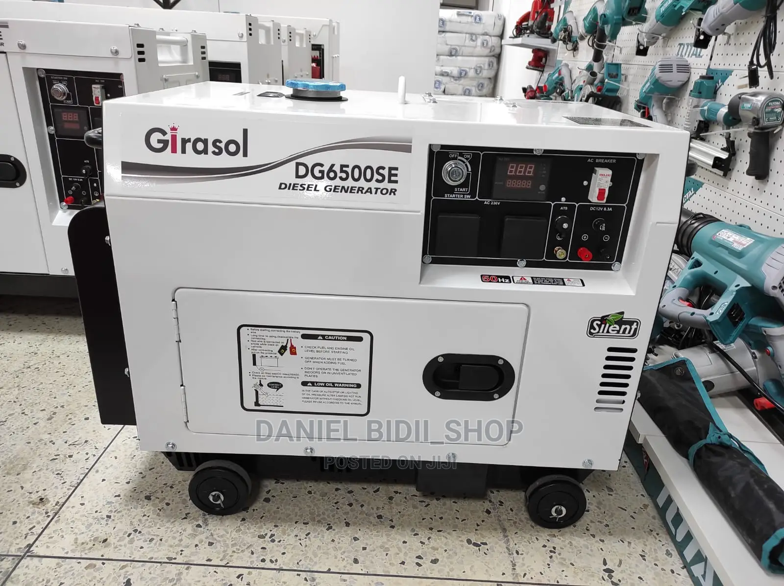 Dg6500se 7.5kva Silent Diesel Generator With Ats.