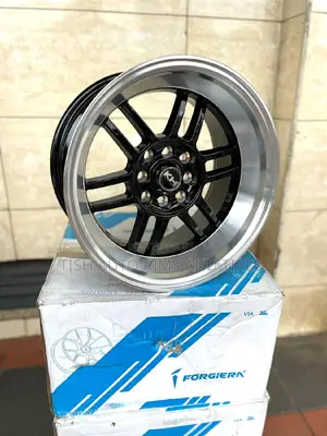 KH Black Silver 15 Inch Universal Rims Set