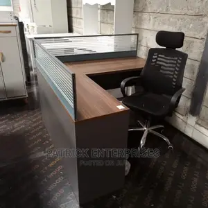 Executive Imported Lshaped Reception Desk One Way
