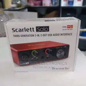1 Channel Scarlet Soundcard