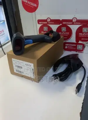 Syble Laser Wired Barcode Scanner With Stand