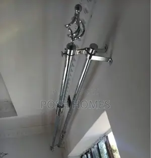 2M Extendable Double Metal Curtain Rods