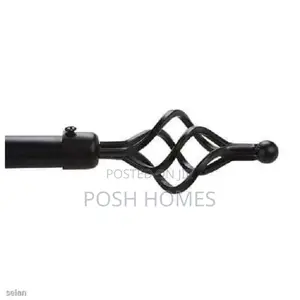 2M Double Adjustable Curtain Rods