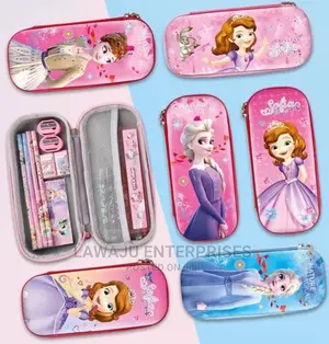 Girls Disney Themed Pencil Pouches /Pencil Case