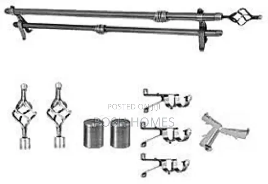 2M Extendable Curtain Rods