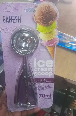 Ganesh Stainless Steel Ice Cream Scoop Approx 70ml