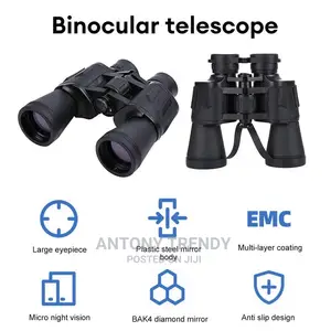 Waterproof Binocular BAK4 Prism FMC Lens 60 by 60
