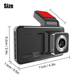 Dual Lens Vehicle Blackbox DVR G-Sensor