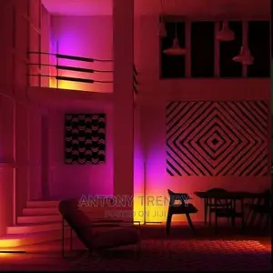 RGB Corner Floor Lamp, LED Color Changing