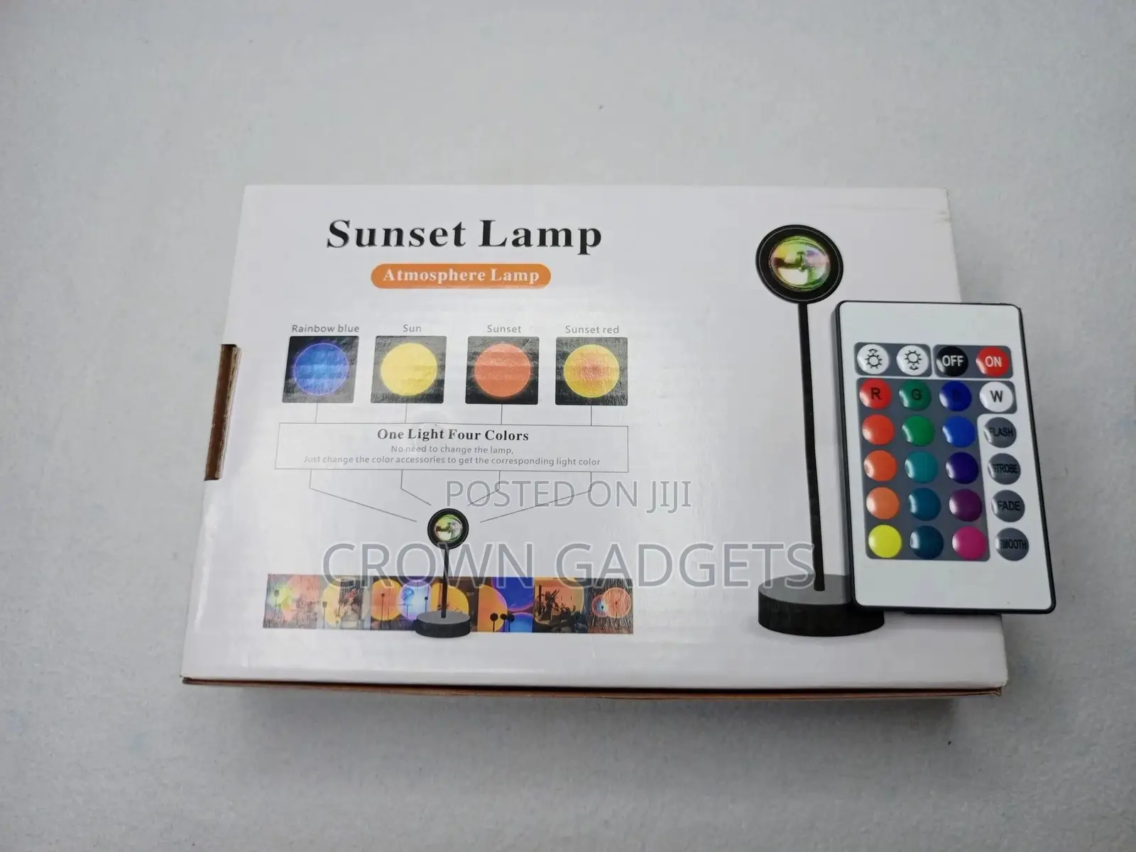 16 Colors Romantic Visual Mood Lighting Lamp With Remote