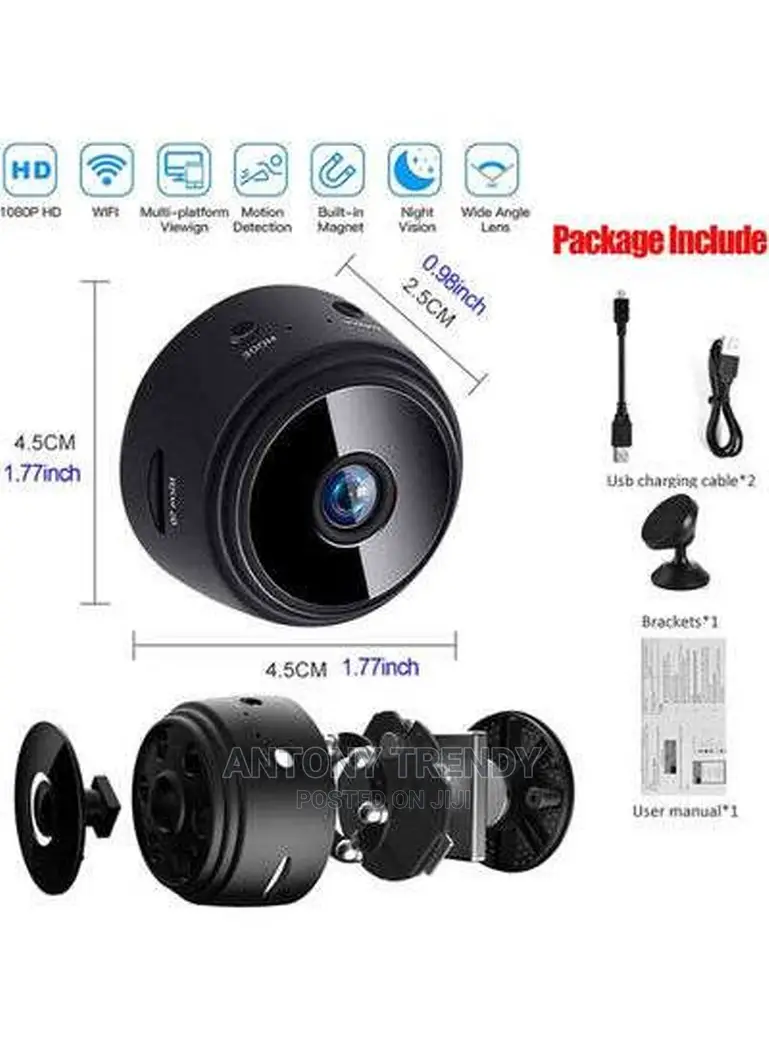 Generic Wifi Wireless Hidden Camera A9 Mini CCTV