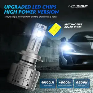 Novsight N60 Super Bright White Car Headlight Led Bulbs