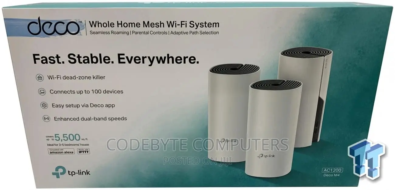 Tp-link Deco M4 Ac1200 Tl-deco M4 (3 Pack)