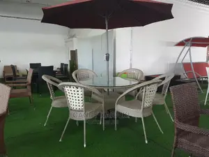 6 Seater Garden Set Plus Umbrella