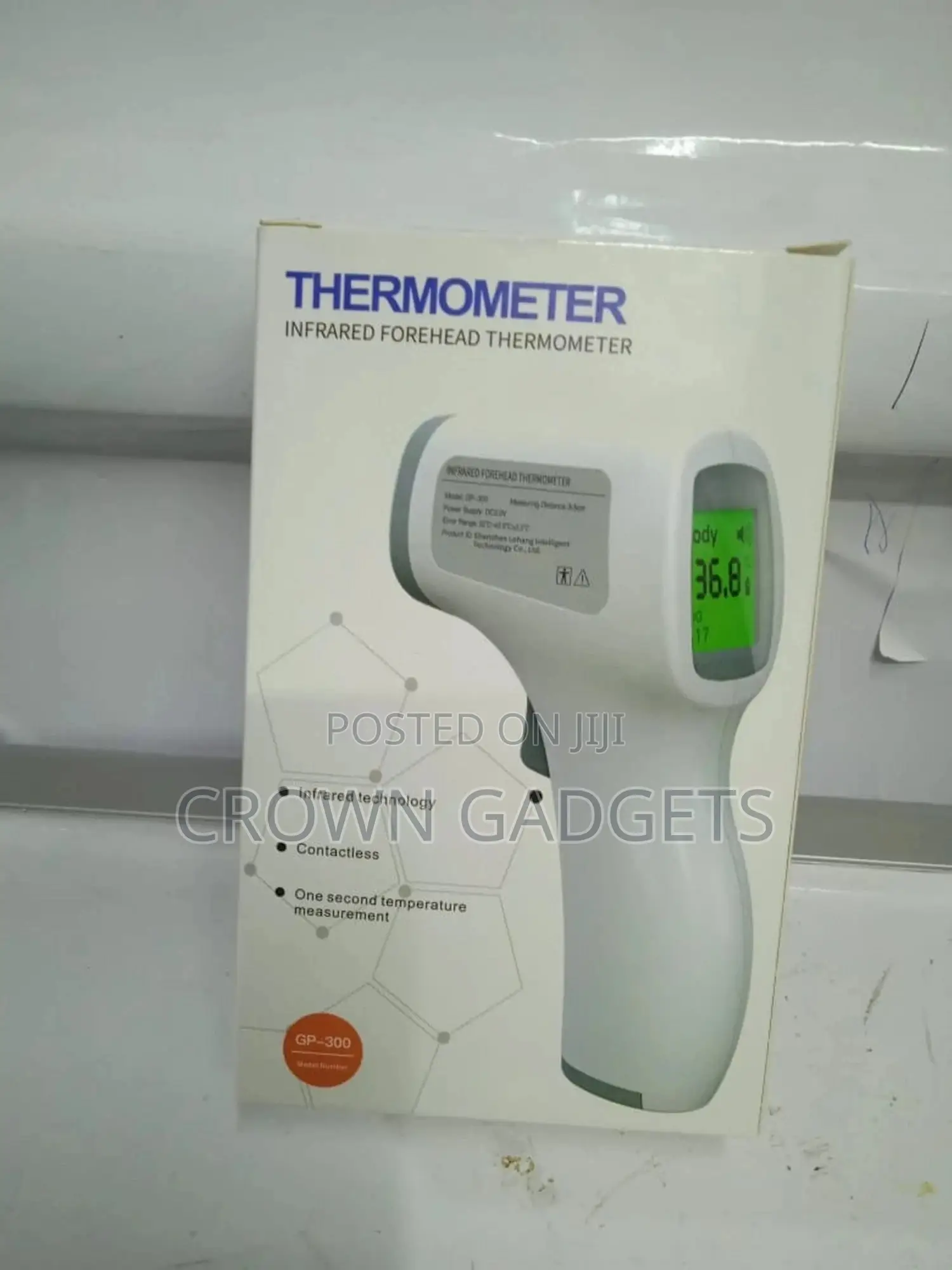 Infrared Thermometer With 3 in 1 Digital LCD Display