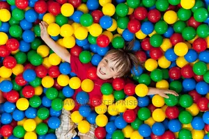 100pcs Colorful Ocean Ball Toy (Perfect for Ball Pits)
