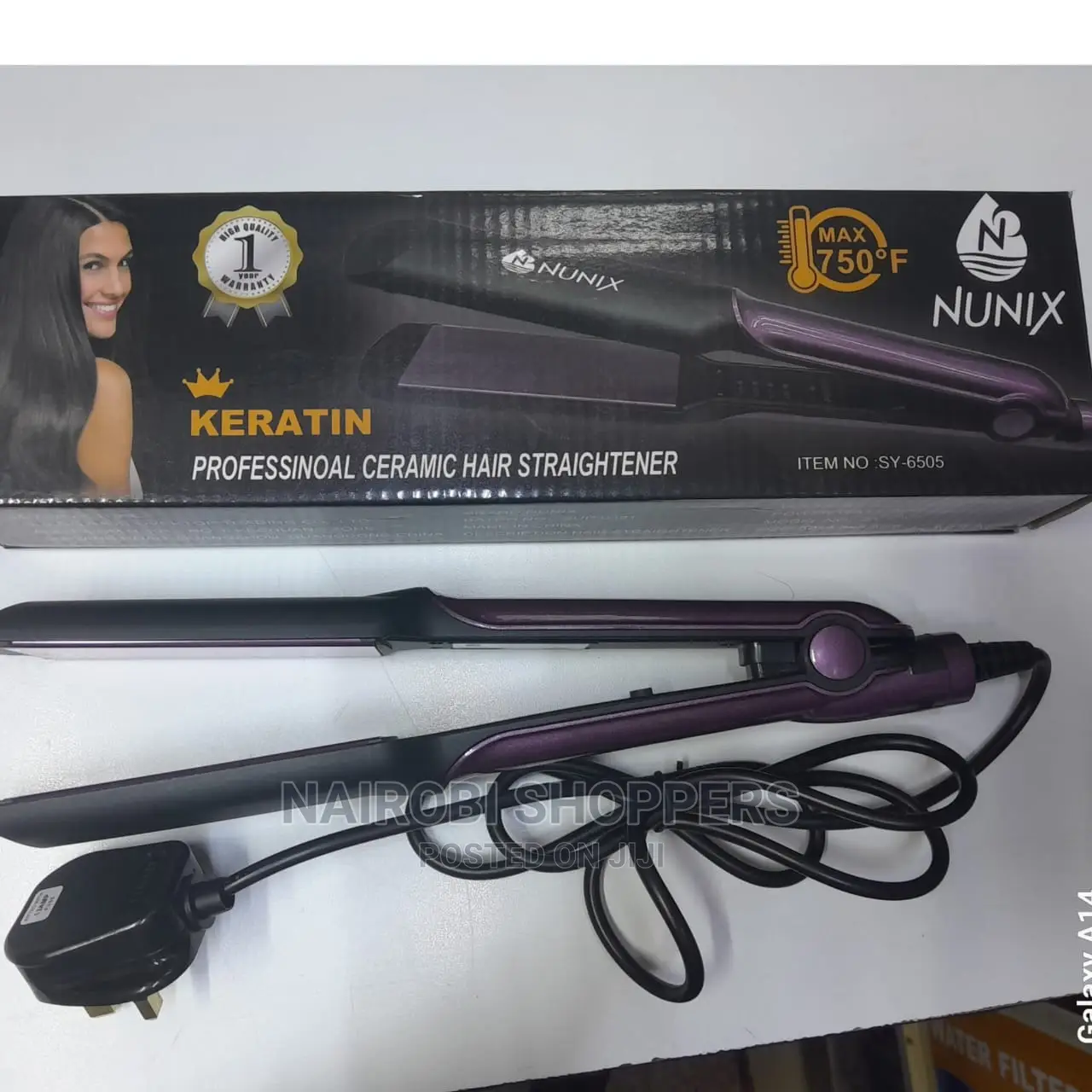 Professional Nunix Ceramic Hair Straightener