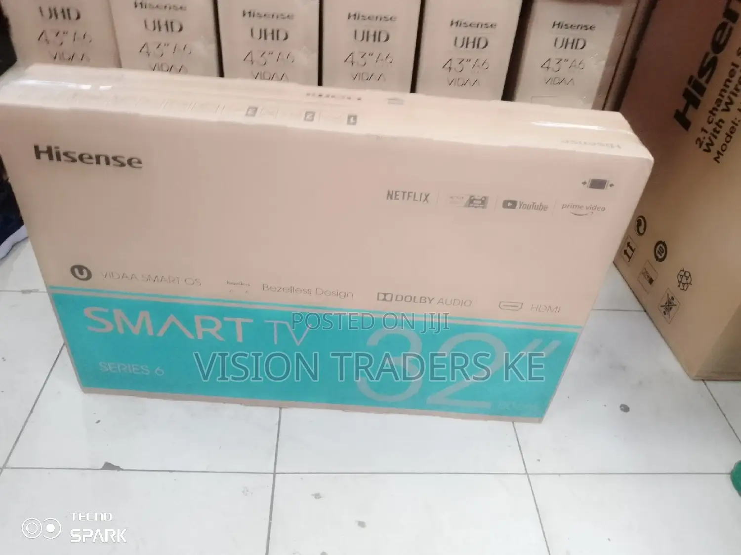 Hisense 32 Smart Android Vidda Frameless Tv