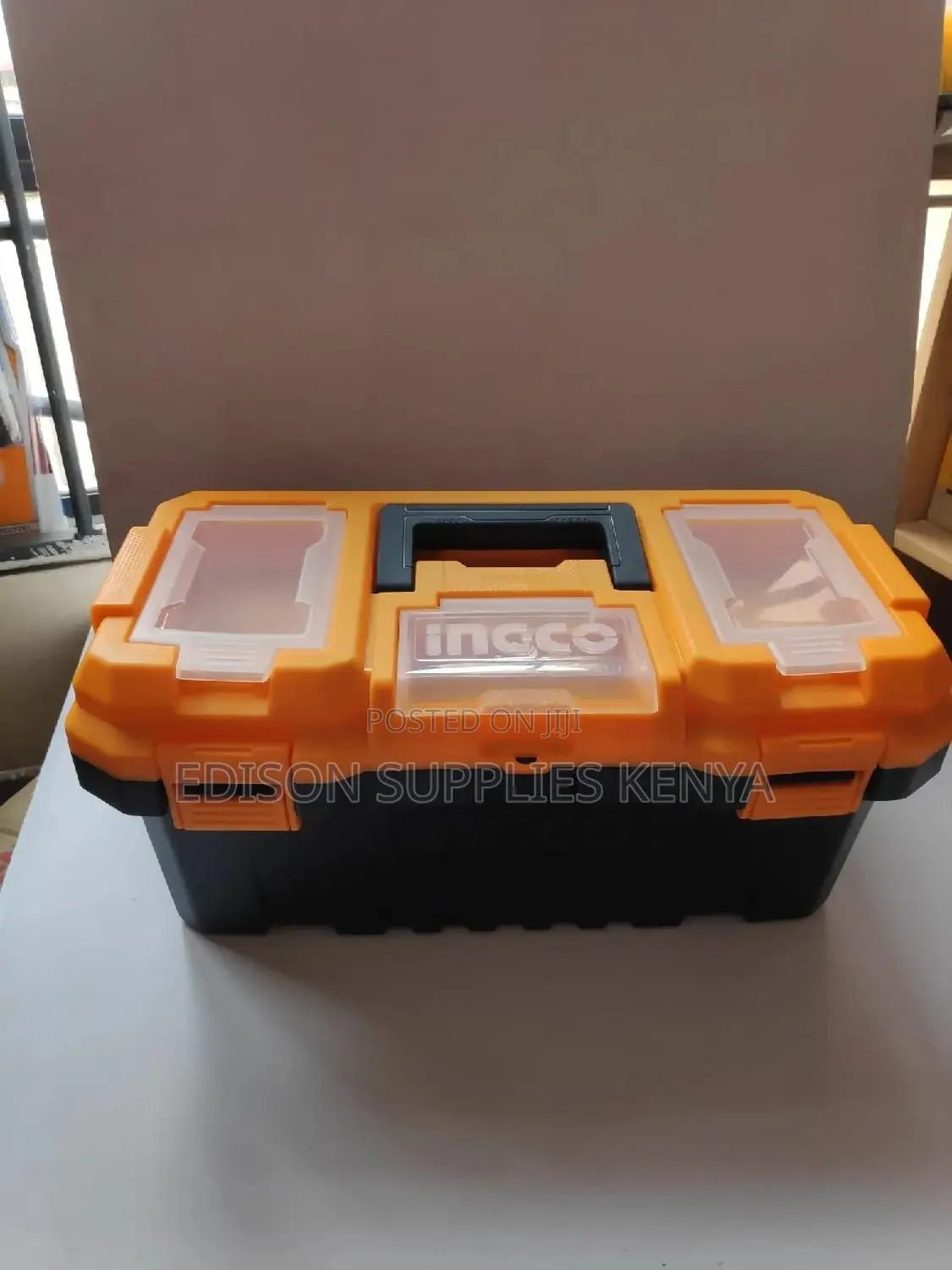 Tool Box 17" Ingco Plastic Toolbox 17 Inch Strong Tool Box