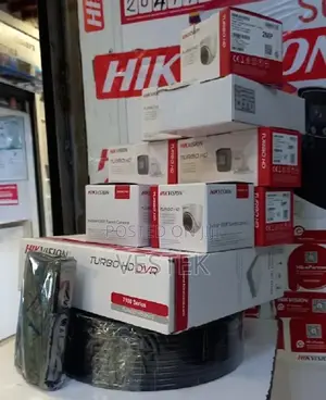 Hikvision 4 Camera CCTV Installation Kit Complete Kit