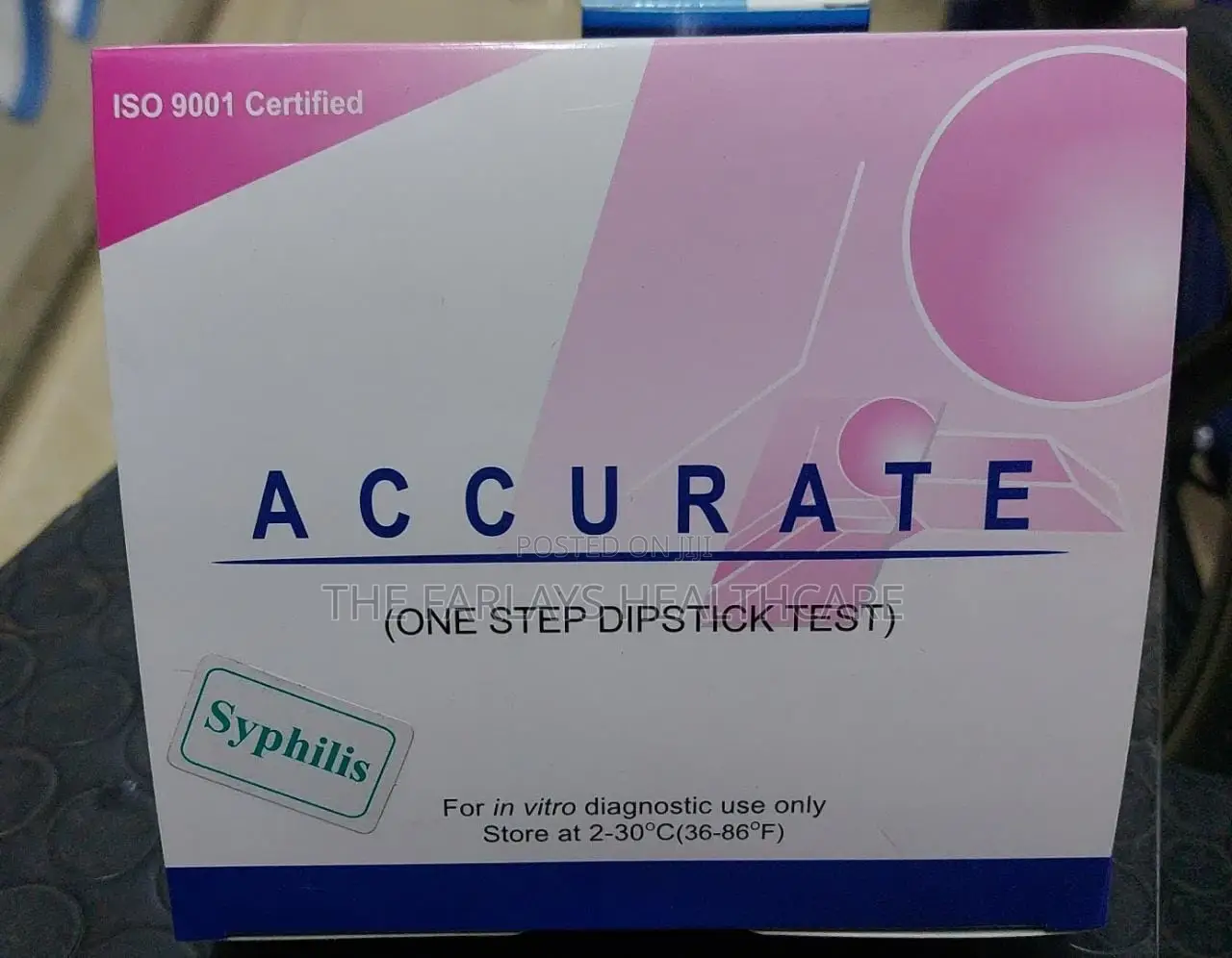 Syphilis or VDRL Test Strips