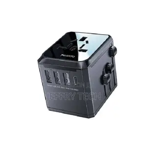 Yesido Mc10 Universal Adapter With 3 USB and Type-C Charging