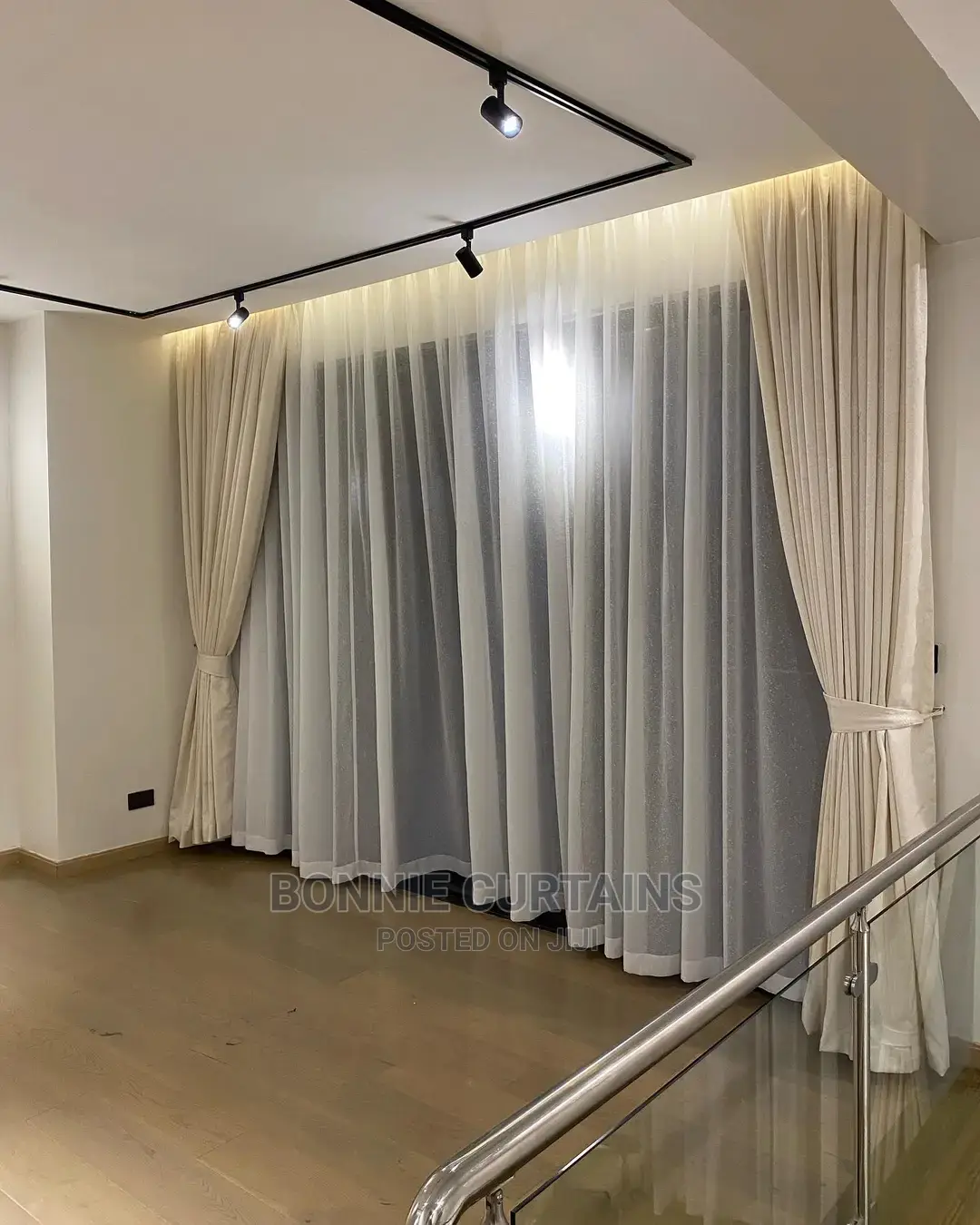 Cream and Off White Curtains Curtains