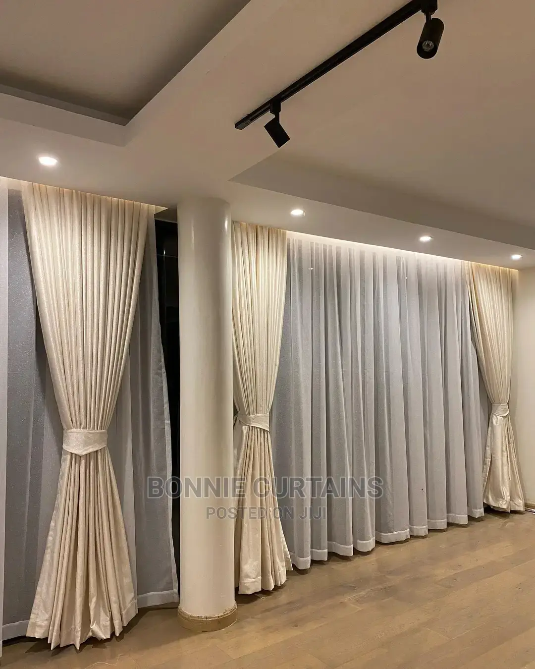 Cream and Off White Curtains Curtains