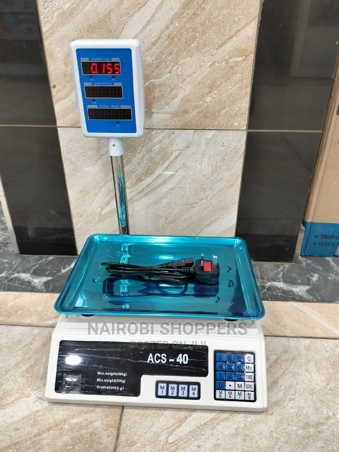 Acs-40 Digital Weighing Scale/ Rechargeable Weighing Scale